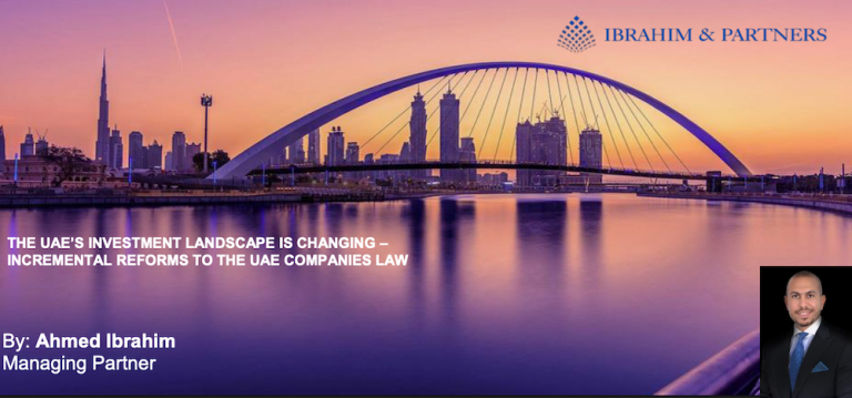 The UAE’s investment landscape is changing – incremental reforms to the UAE companies law